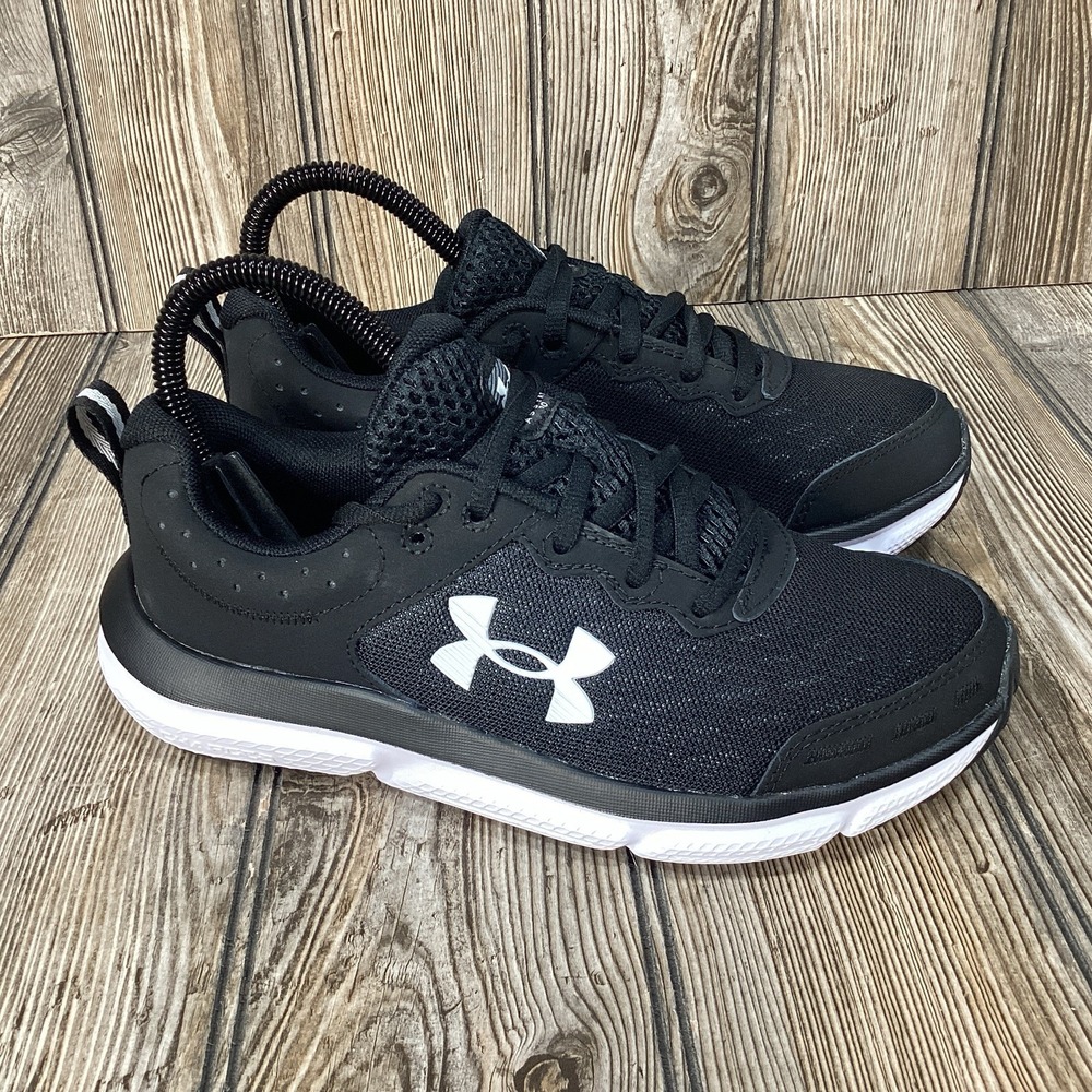 Under Armour Charged Assert 10 3026179-001 Black Running Shoes Women's US 6 NWOB